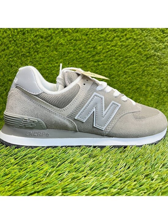 New Balance Other - New Balance 574 Mens Size 8 Gray White Athletic Running Walking Shoes Sneakers